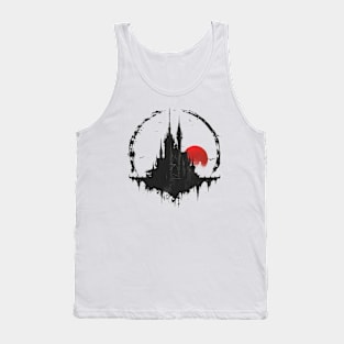 Bloodlust Chronicles: Immortal Bounty Hunts, Gothic Vampire Saga, and Supernatural Adventure in Anime-Manga Art Tank Top